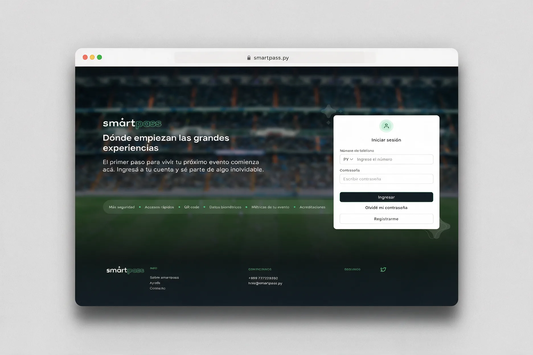 smartpass — Access control dashboard